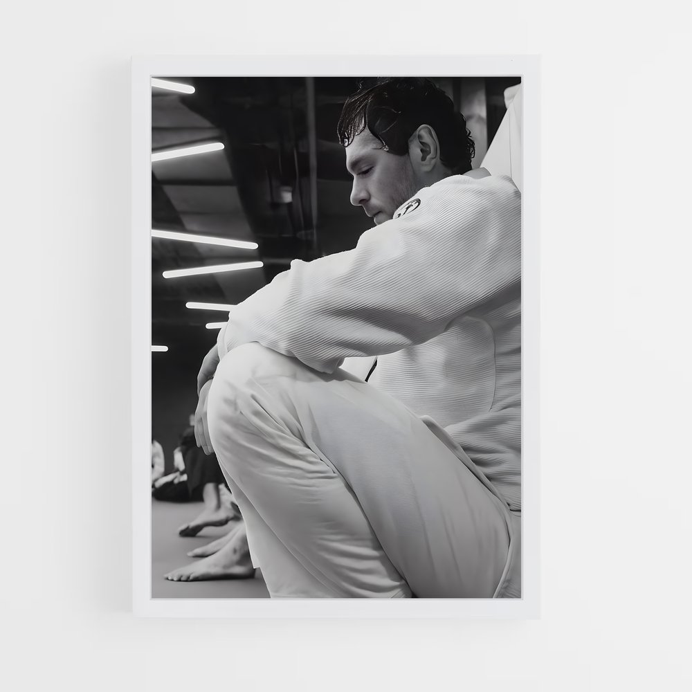 Poster Roger de gracie – affiche Jiu-jitsu brésilien (vue 3)